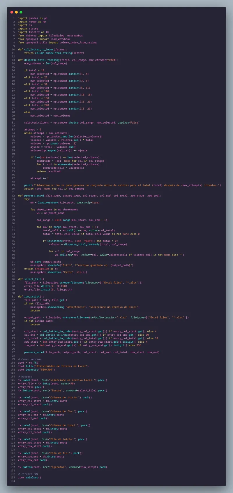 Captura de pantalla del proyecto Automatizaciones para negocio familiar